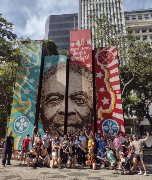 Grupo do tour Centro e Lapa da Free Walker Tours