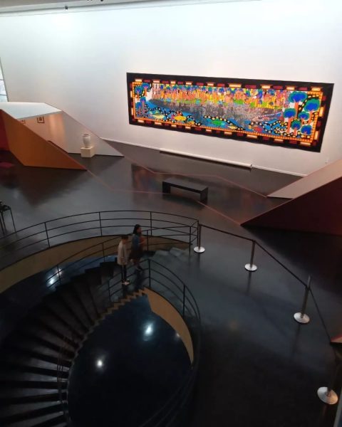 Obra de arte no Museu de Arte Moderna do Rio de Janeiro (MAM)